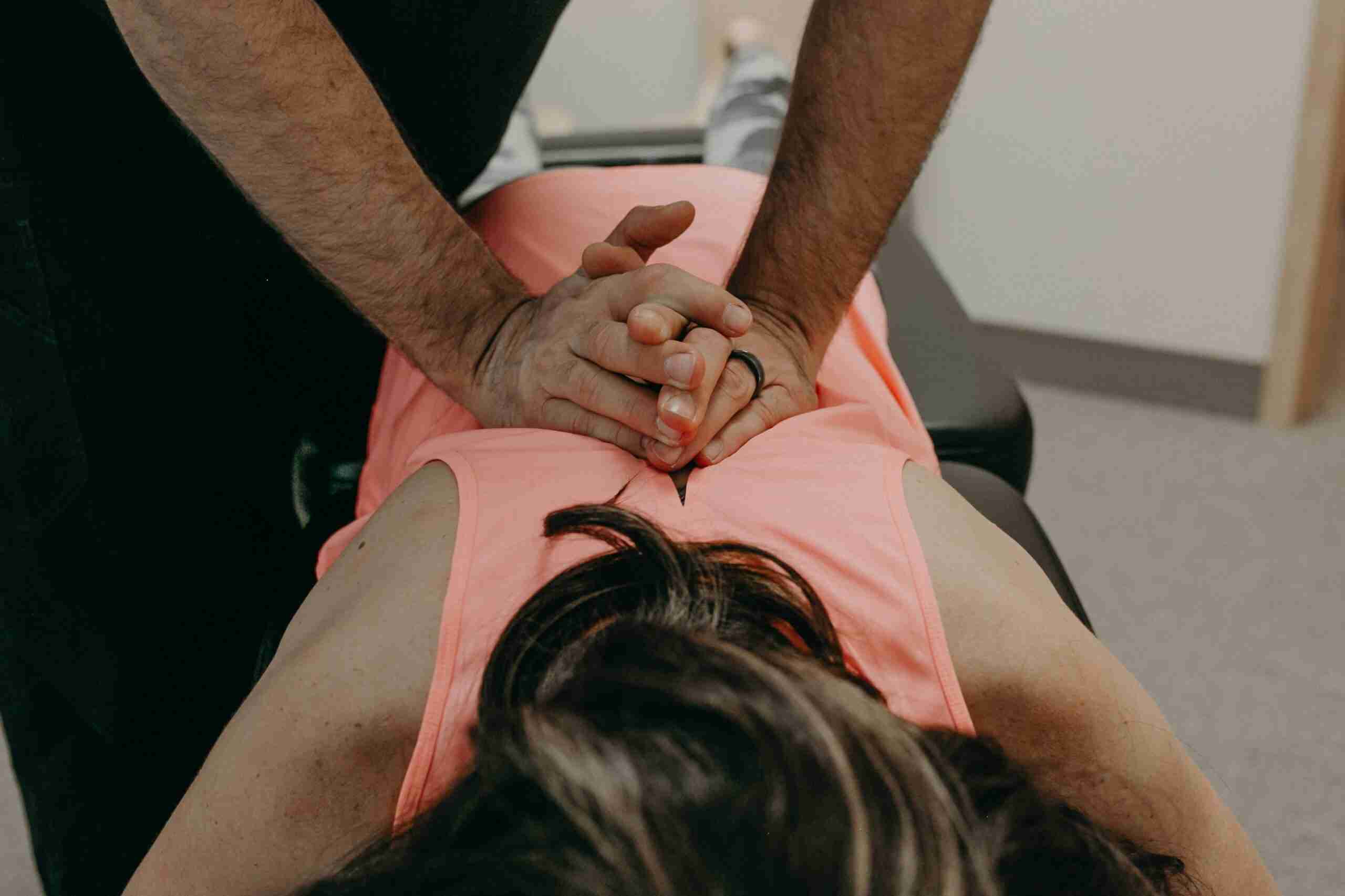 patient receiving chiropractic care at mn spine and sport patient receiving chiropractic care at mn spine and sport